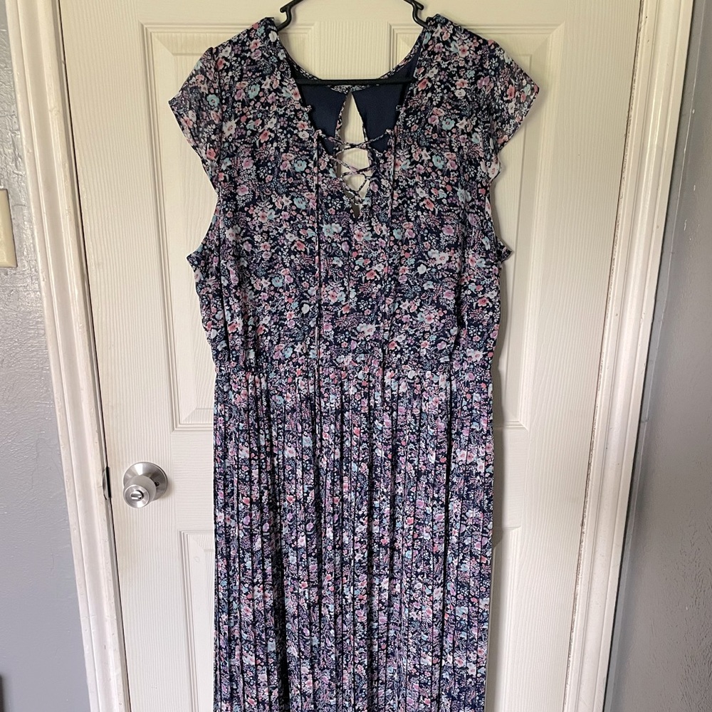 Plus Size Floral Dress